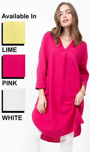 Popover Tunic LIME