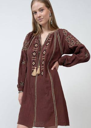 Tribal Embroidered Dress